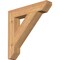 Ekena Millwork Traditional Slat Smooth Bracket, Western Red Cedar, 3 1/2"W x 20"D x 20"H BKT04X20X20TRA06SWR - alternate 1